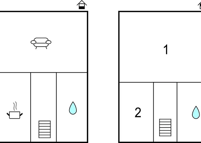 펜션 2 Bedroom Beautiful In *